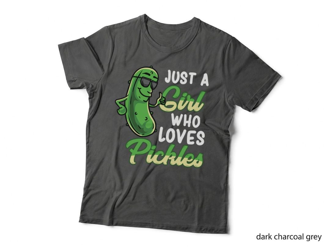 Just a Girl Who Loves Pickles Funny Pickle Girl Pullover Hoodie T-Shirt