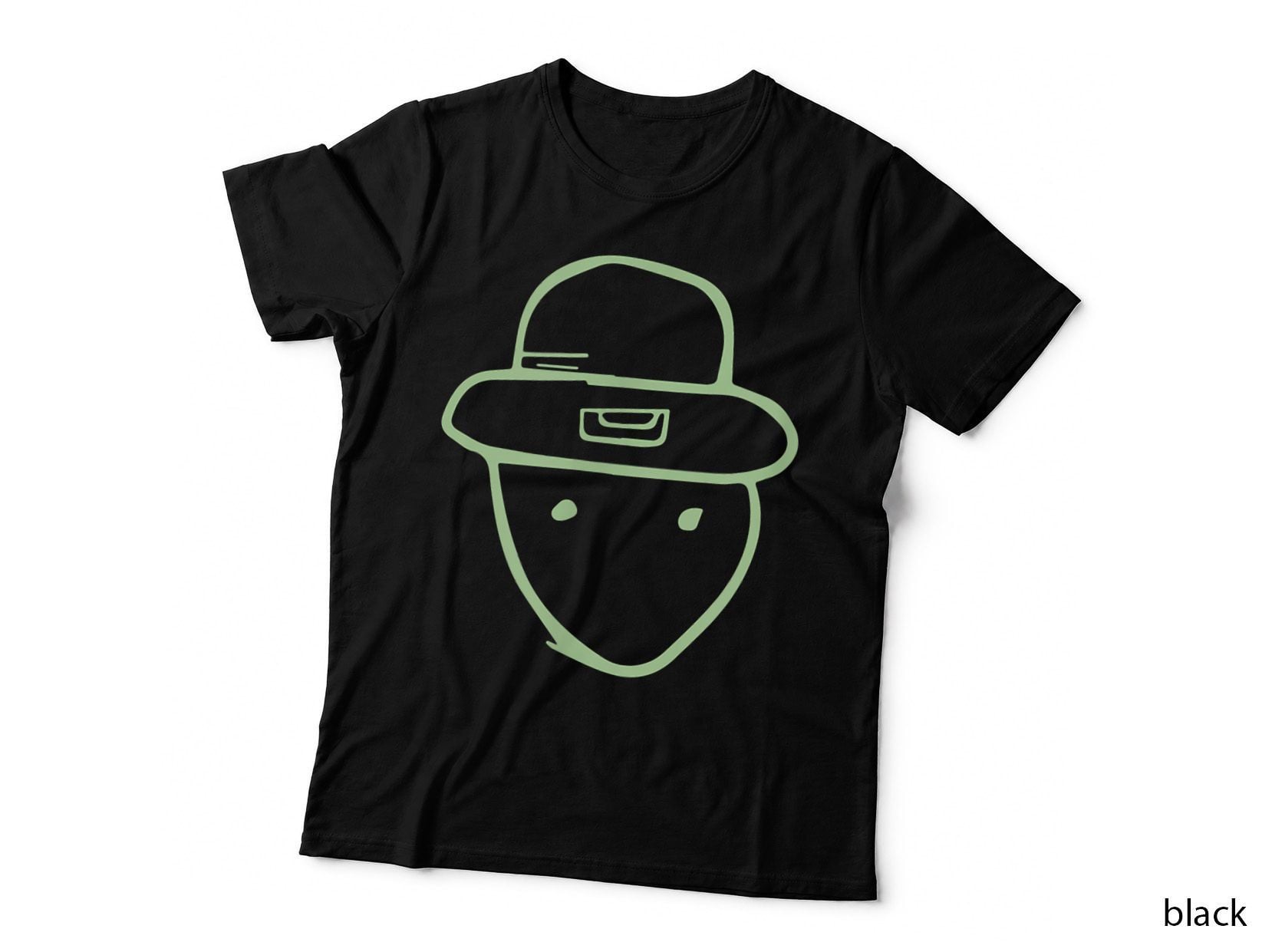 Leprechaun Amateur Sketch Meme Irish St Patricks Day T-Shirt