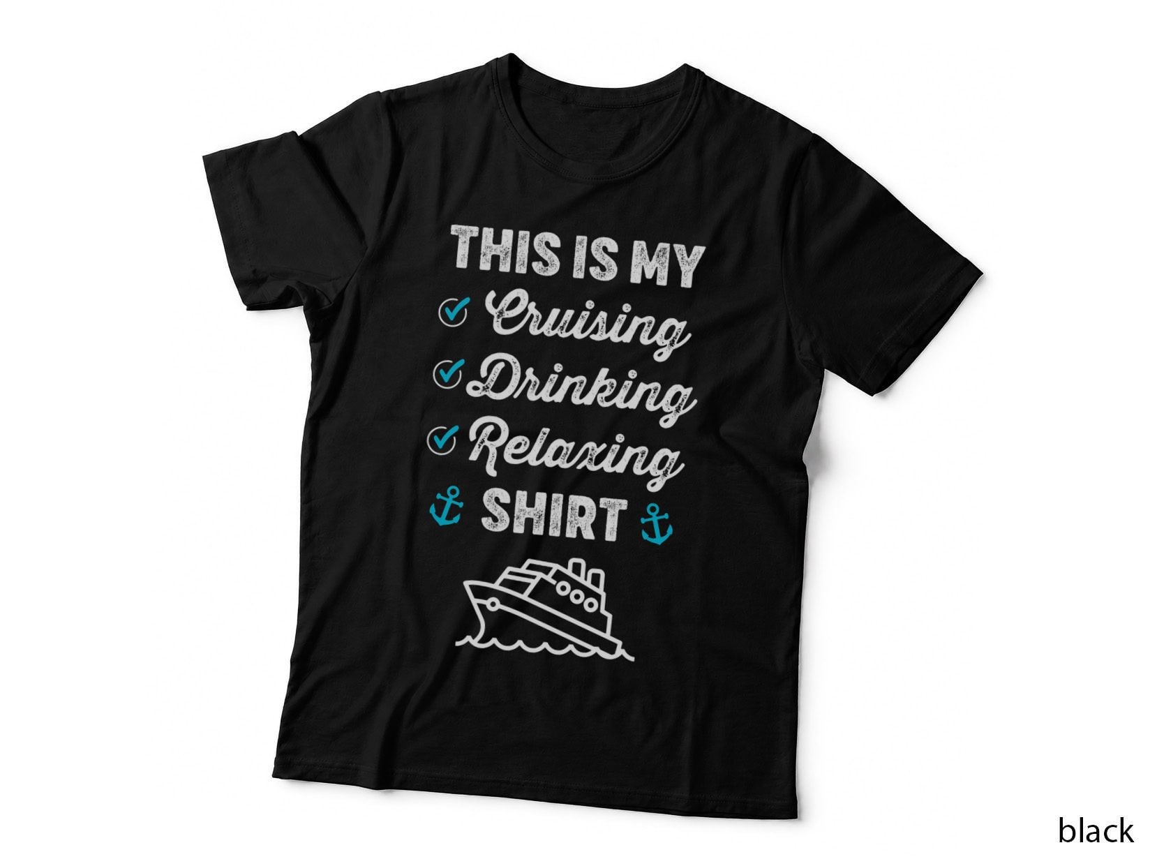 This Is My Cruising Drinking Shirt Funny Cruise Vacation T-Shirt