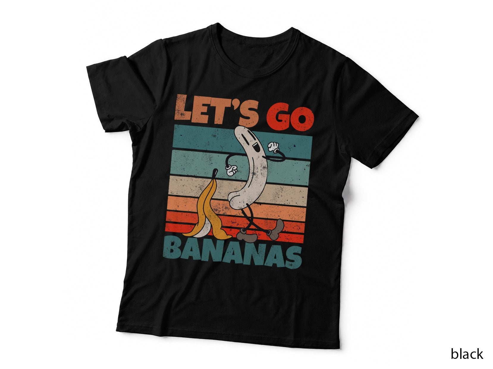 Vintage Funny Banana Meme Let Us Go Banana Butt Bananas T-Shirt