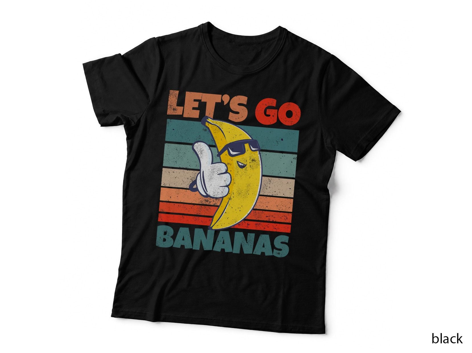 Vintage Funny Banana Meme Let Us Go Banana Cool Bananas T-Shirt