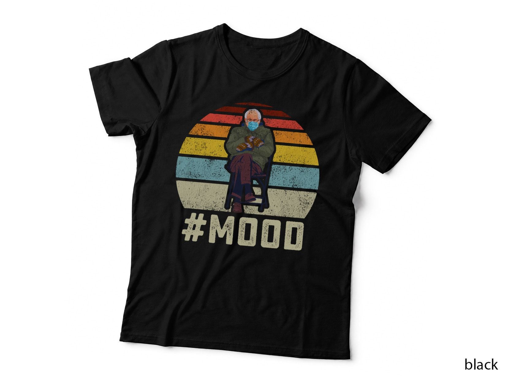 Bernie Sanders Mittens Mood Meme Pullover Hoodie, Funny Gift T-Shirt