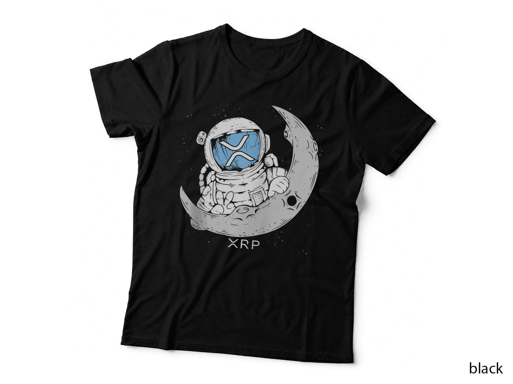 Crypto Meme - XRP Cryptocurrency - Astronaut Moon - XRP T-Shirt