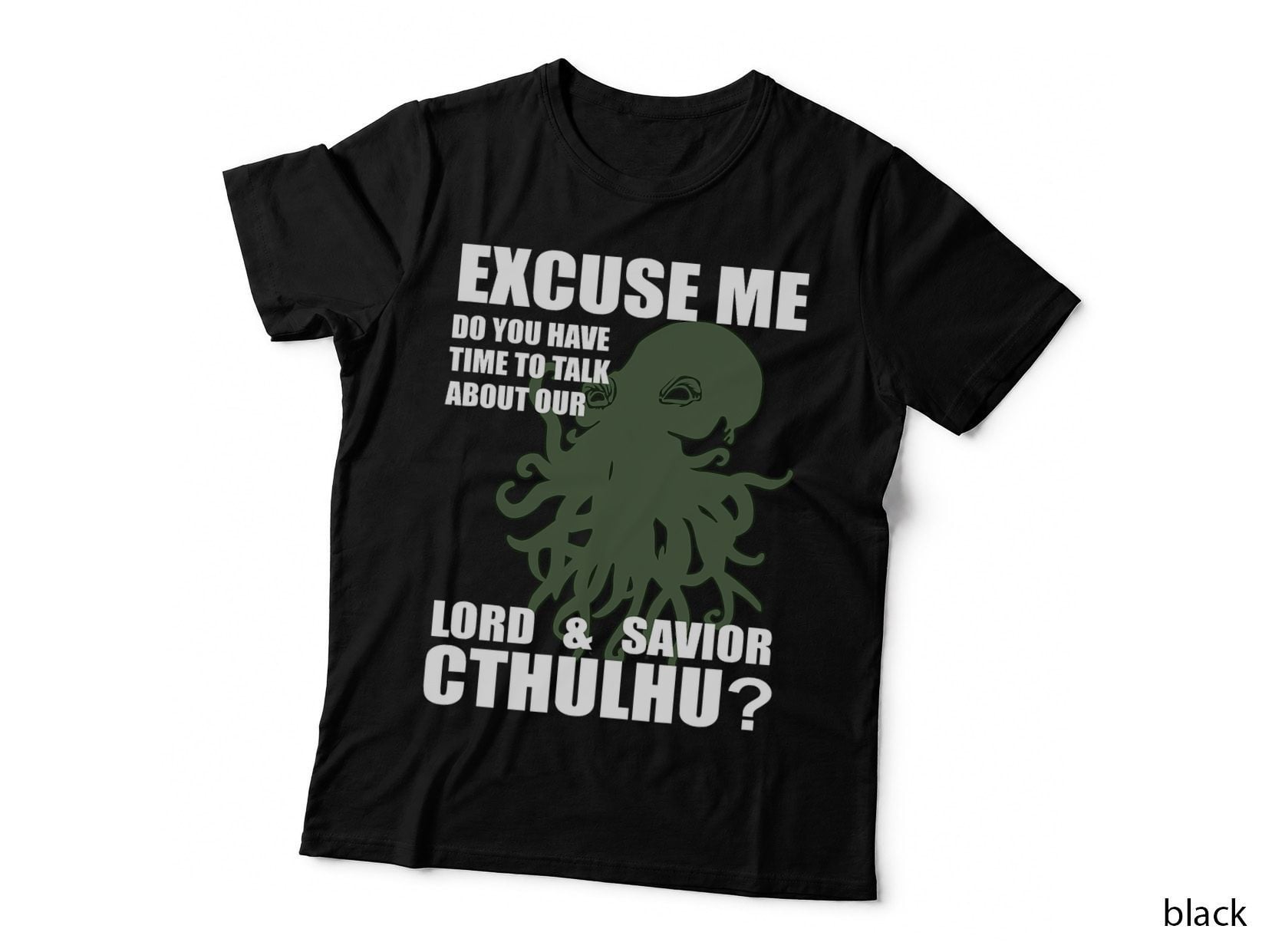Cthulhu the Lord & Savior Funny Religion Parody Jehova T-Shirt
