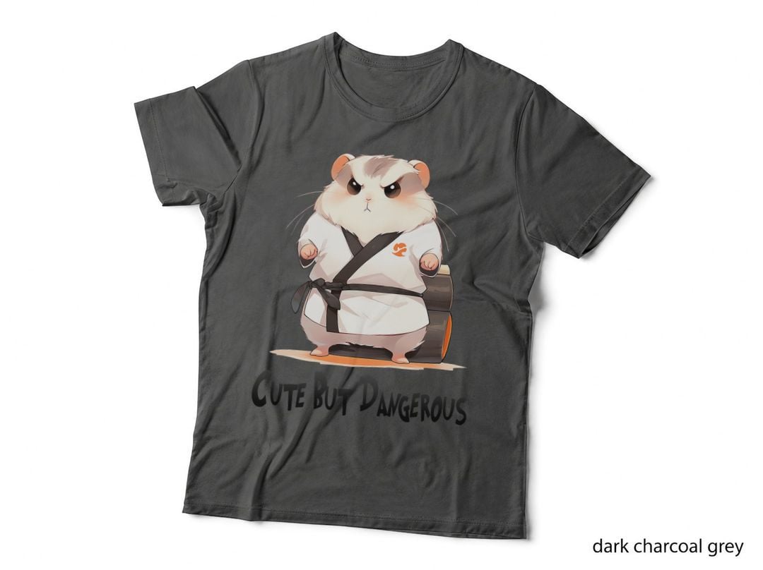 Cute but Dangerous Funny Hamster Karate T-Shirt