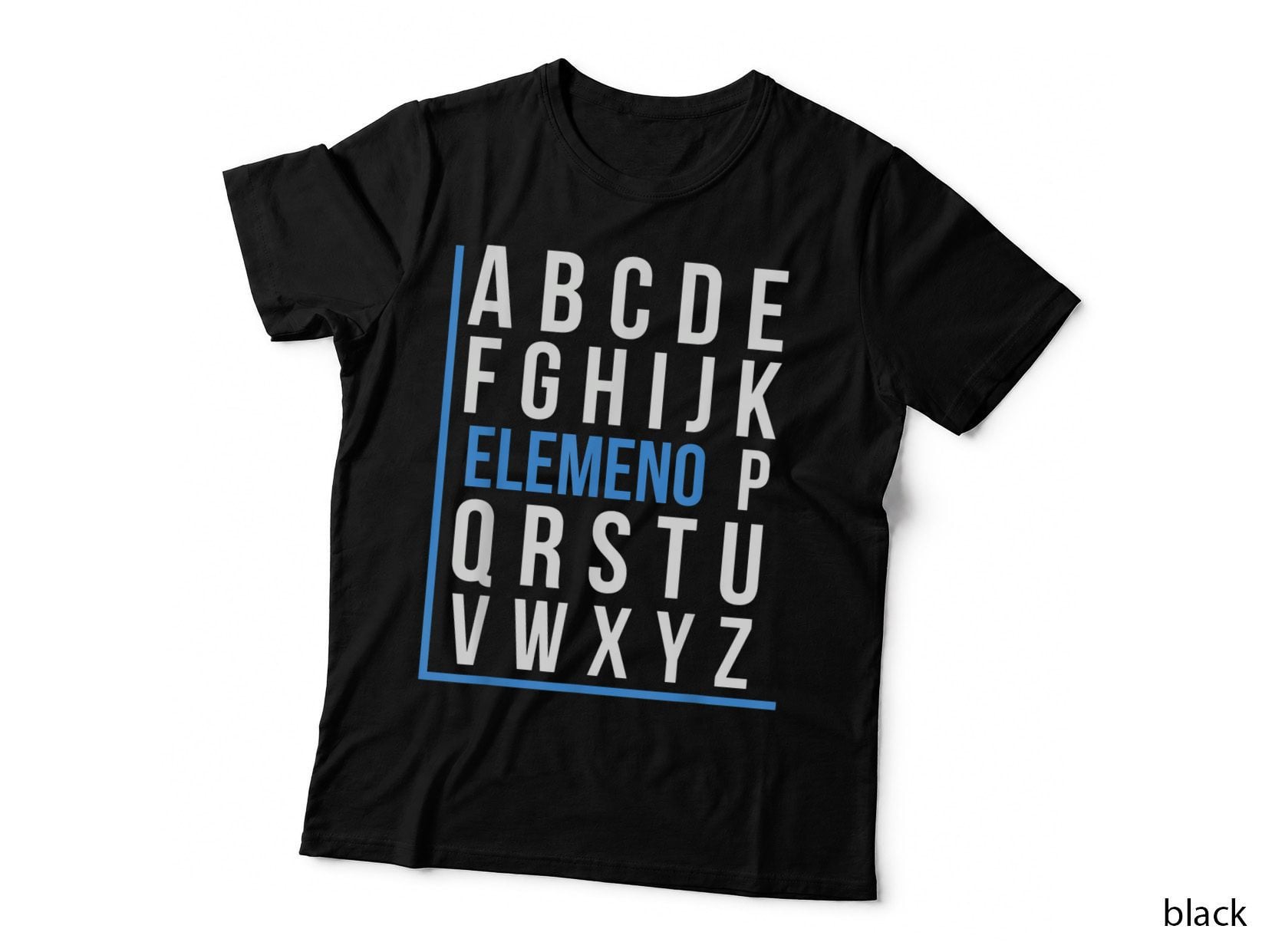 Elemeno Alphabet Song Grammar Sarcastic Spelling T-Shirt