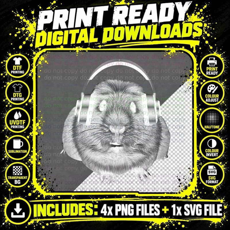 Funny Guinea Pig Graphic Tees Guinea Pig Shirt Png SVG Digital Bundle