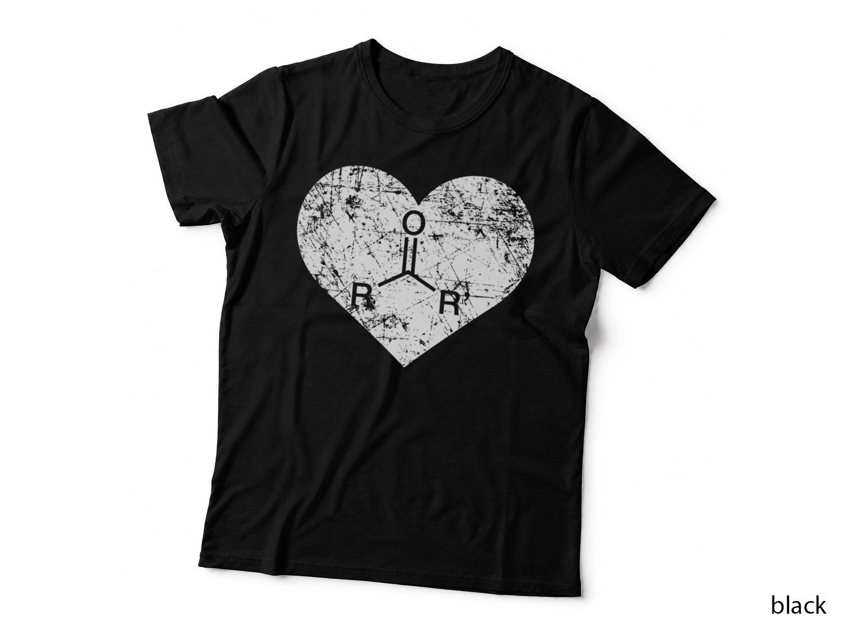 Funny Keto Ketone Chemical Symbol Heart Lifestyle Gift T-Shirt