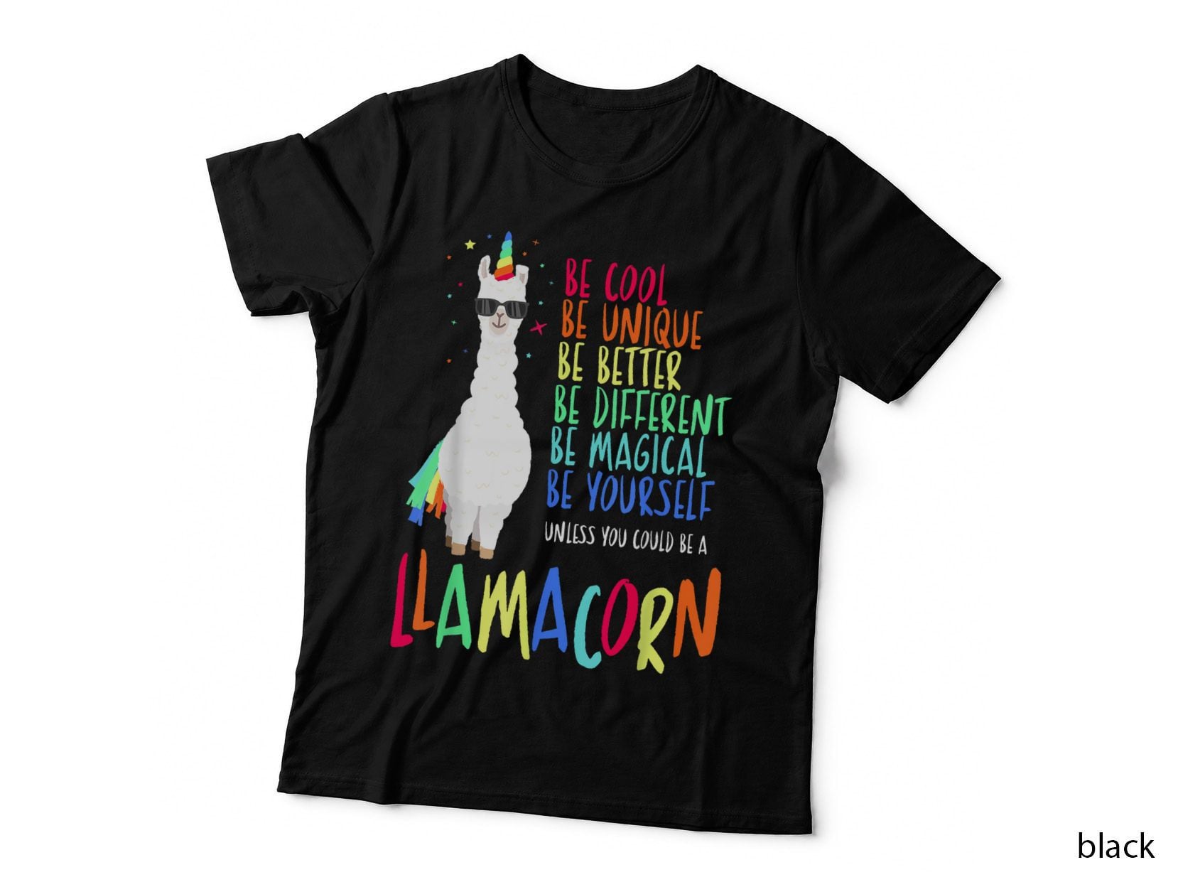 Funny Llamacorn - Funny Cute Llama Unicorn T-Shirt