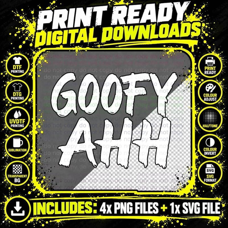 Goofy Ahh Carmen Auugh Dank Meme Viral Quote Trendy Png SVG Digital Bundle