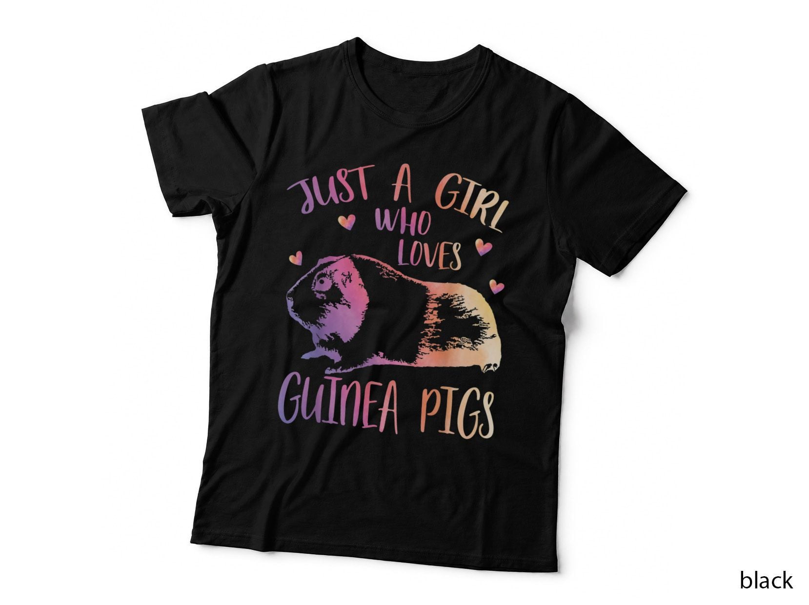Guinea Pig Cute Funny Just a Girl Who Loves Guinea Pig T-Shirt