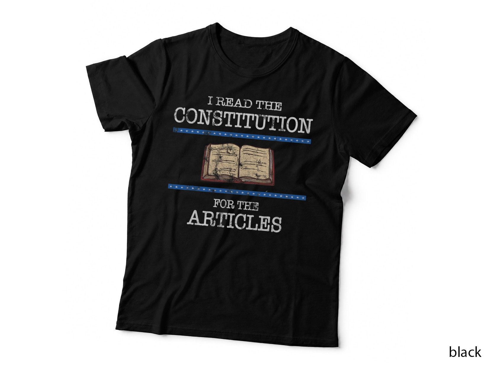History Teachers Read the Constitution Distressed Funny T-Shirt