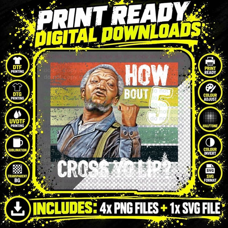 How About 5 Cross Yo Lips Son in Sanford City Funny and Png SVG Digital Bundle