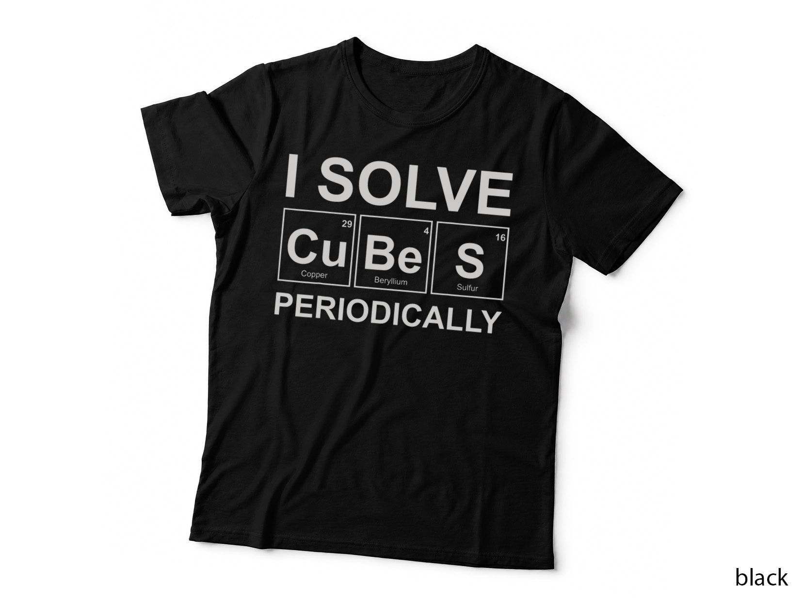 I Solve Cubes Periodically Funny Speed Cubing Math Lovers T-Shirt