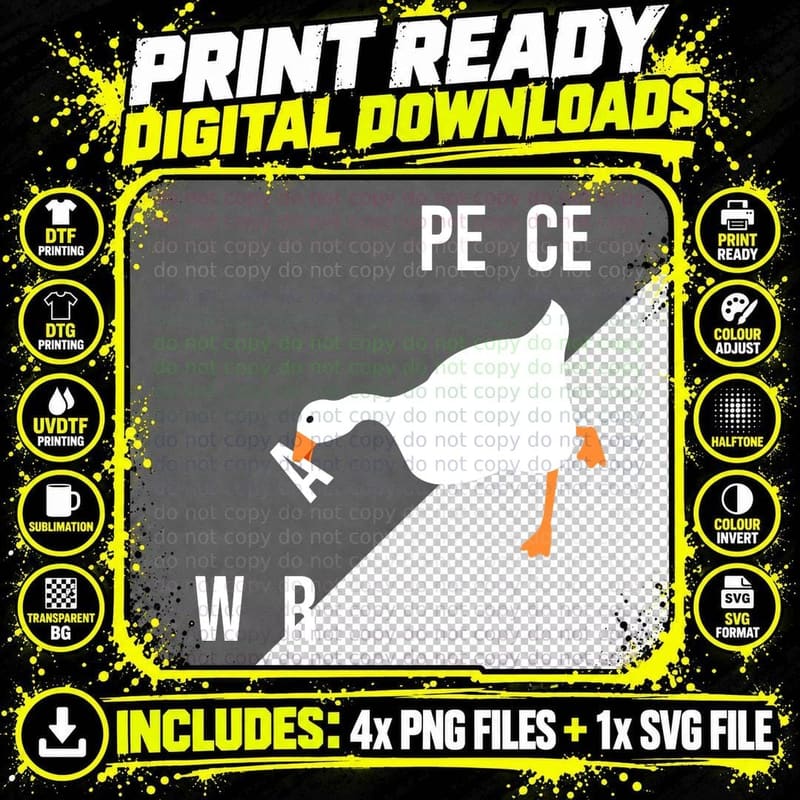 Make War Not Peace Meme Untitled Meme Goose Want Wars Png SVG Digital Bundle