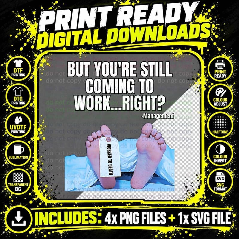Office Humor Manager Employee Job and Career Funny Work Png SVG Digital Bundle
