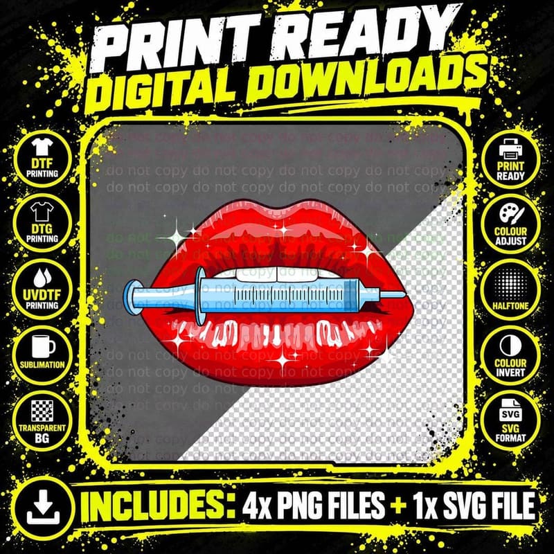 Plastic Surgery Meme Botox Filler Surgeon Fun Injection Png SVG Digital Bundle