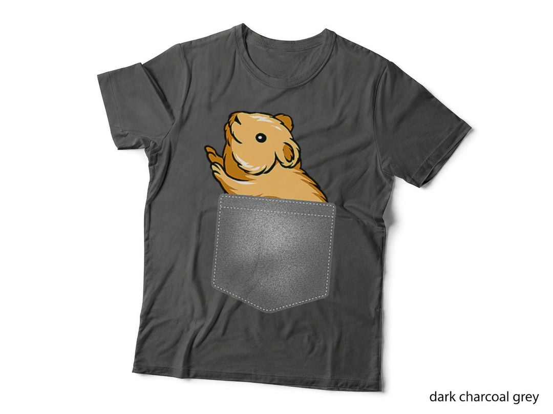 Pocket Hamster Funny Animal Cute Hamster in Pocket T-Shirt
