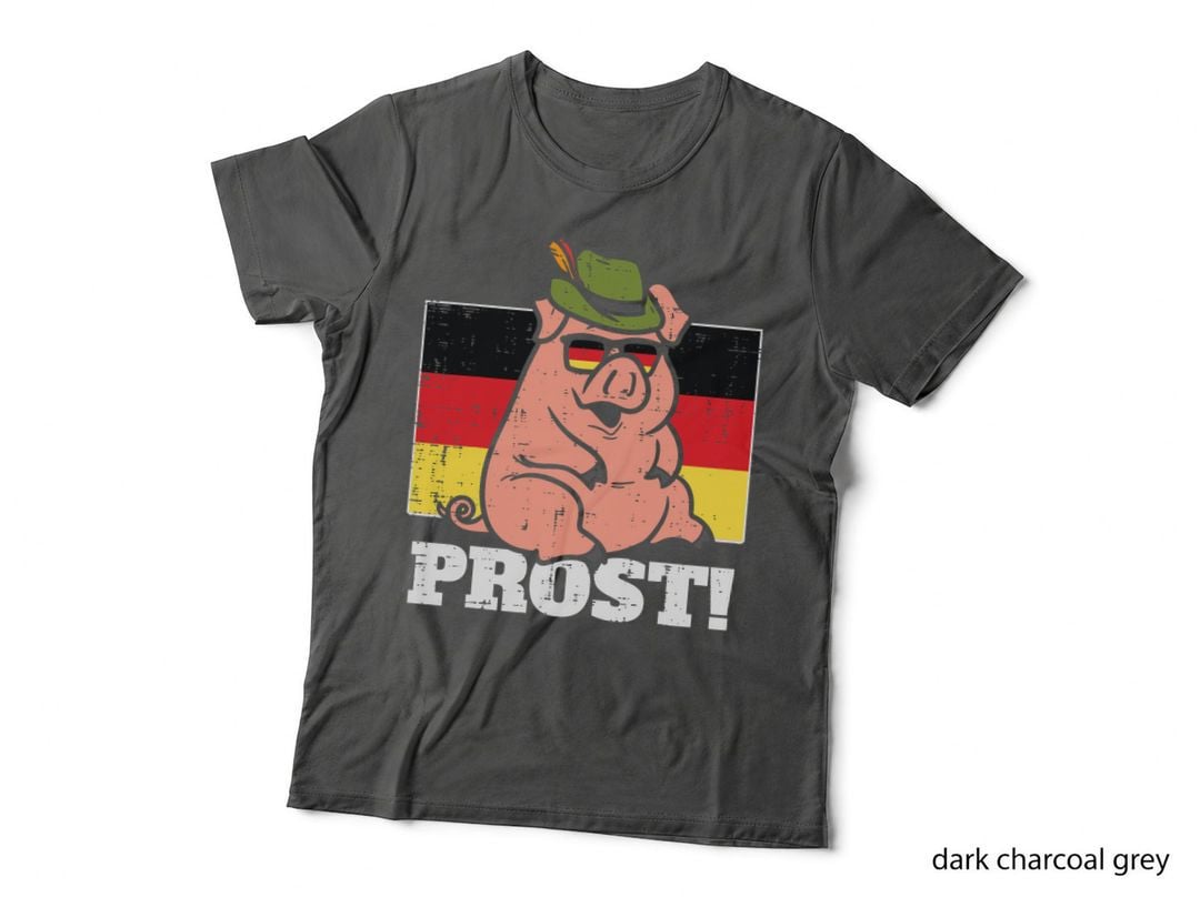 Prost German Pig Funny Toast Bavarian Oktoberfest Men Women T-Shirt
