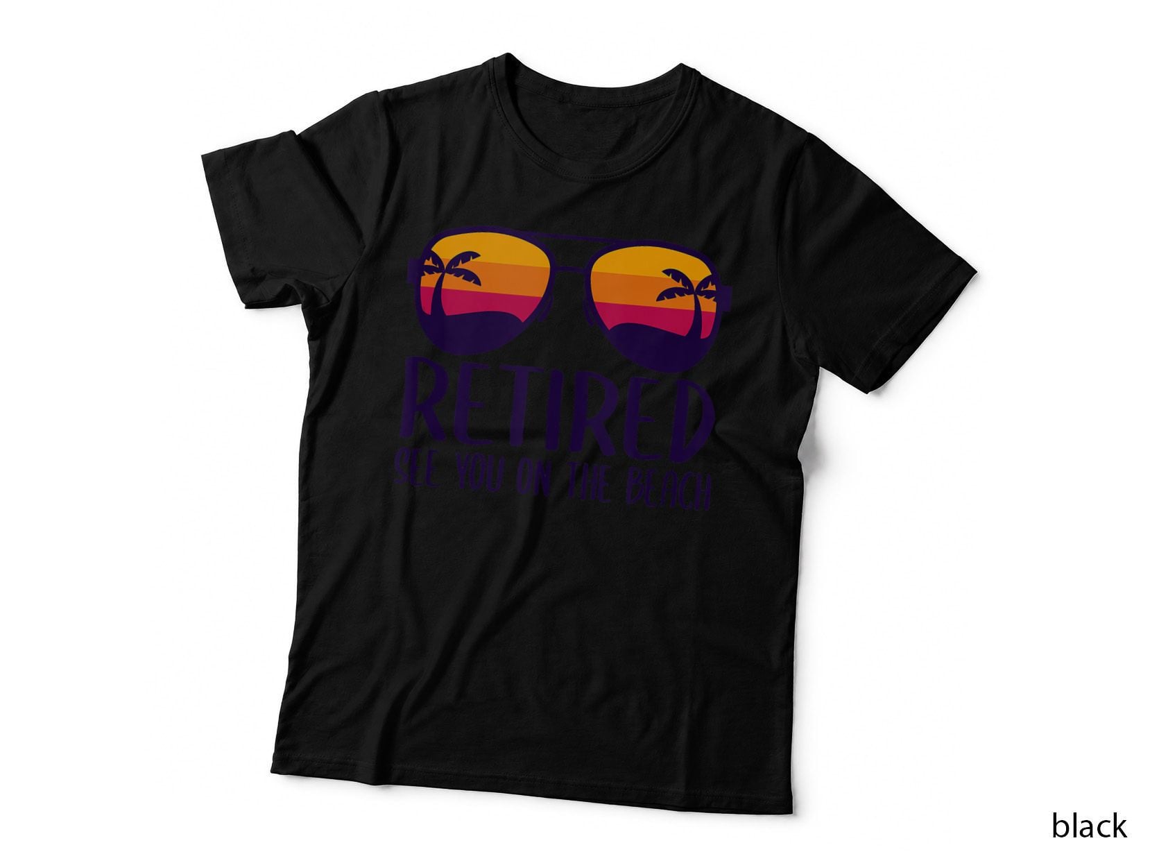 Retired See You on the Beach Funny Retirement Party Gift, Retirement T-Shirt