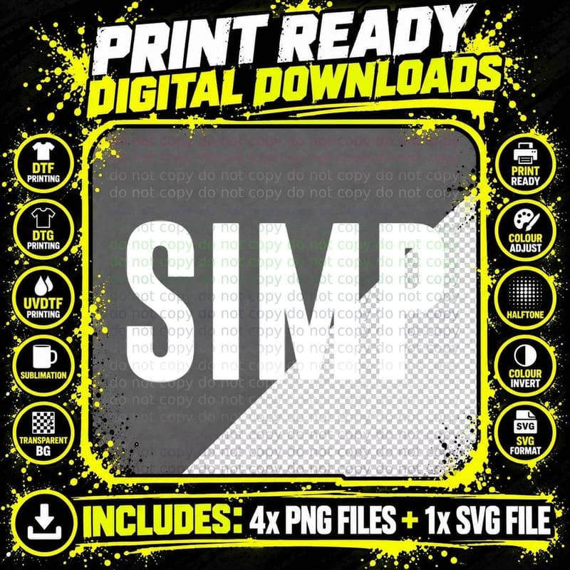 SIMP Funny Eboy Nation Meme Simping Pullover Hoodie Png SVG Digital Bundle
