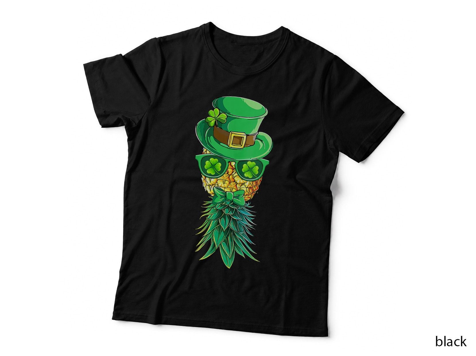 St Patrick's Day Funny Mask Swinger Upside Down Pineapple, Irish Pride T-Shirt