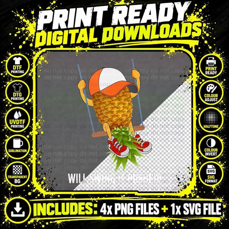 Swingers Shirts Pineapple Swinging Lifestyle Funny Png SVG Digital Bundle