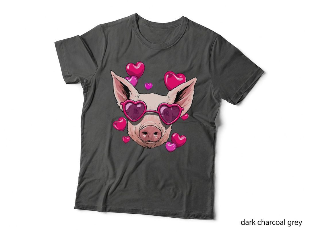 Valentines Day Pig Funny Pig Lover T-Shirt