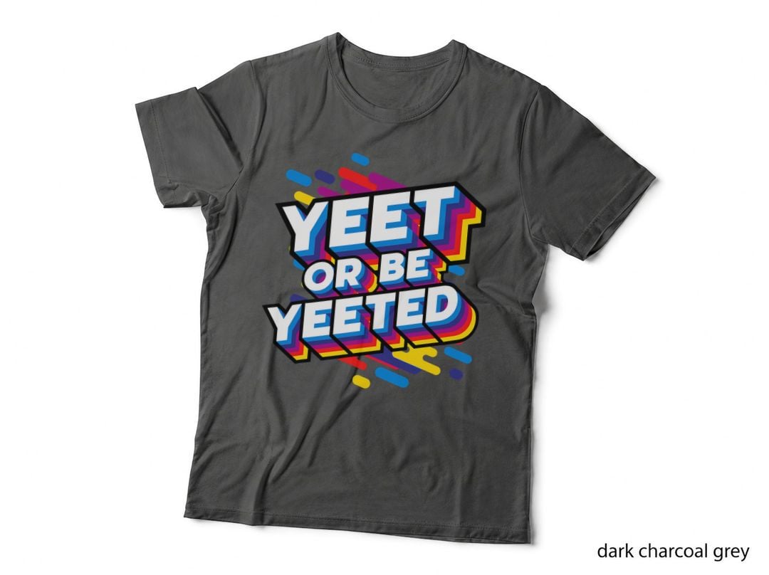 Yeet or Be Yeeted Kid's Trendy Meme Slogan Yeeting T-Shirt