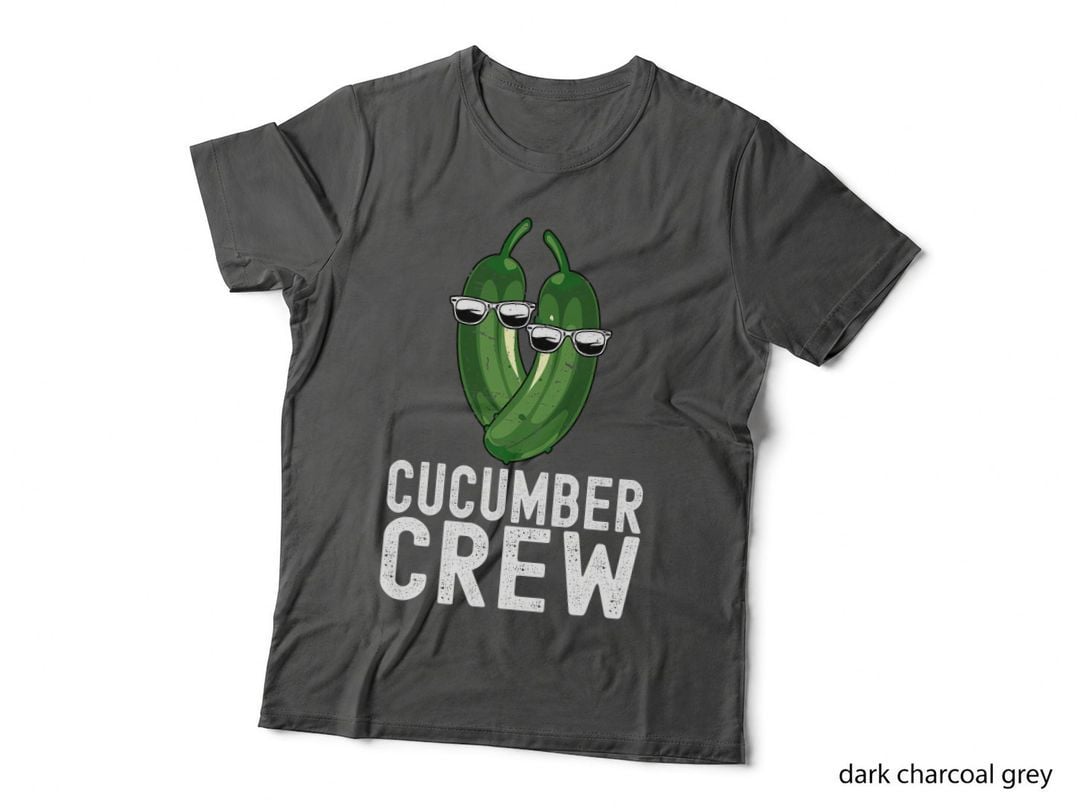 Cucumber Crew Funny Pickle Cucumber Vegan Pickle Cucumber T-Shirt