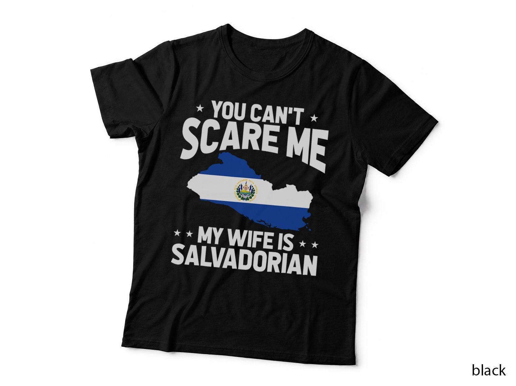 Funny El Salvador My Wife Is Salvadorian T-Shirt