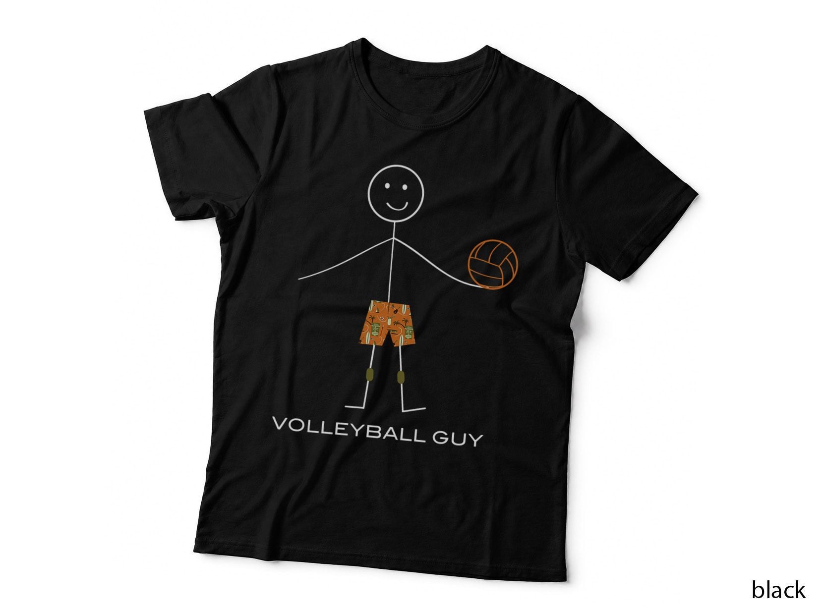 Funny Men Volleyball, Boy Volleyball Player T-Shirt