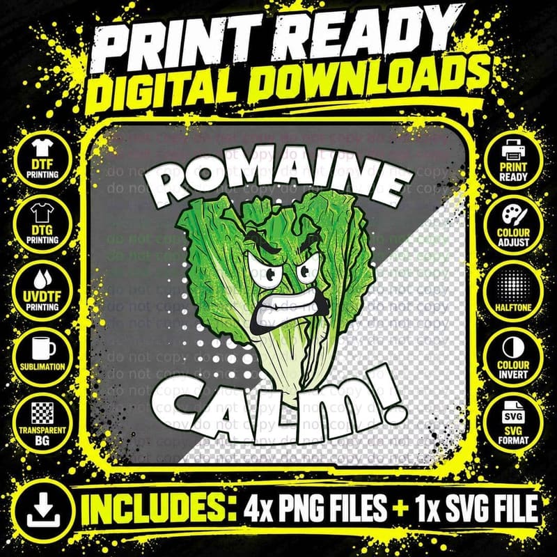 Funny Vegetarian, Funny Vegetable Lover Png SVG Digital Bundle