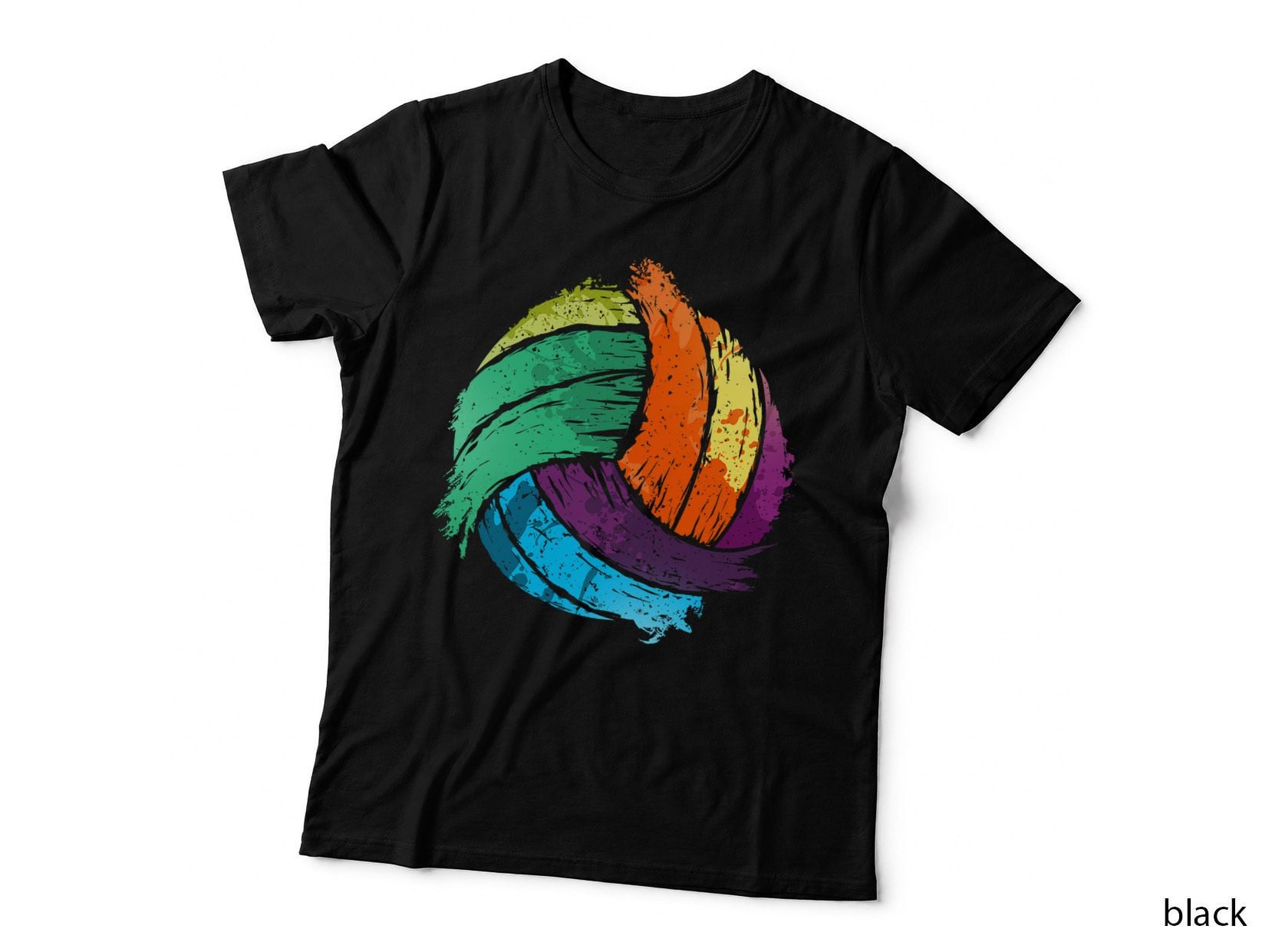 Funny Volleyball Art for Boys Girls Women Volleyball Players T-Shirt