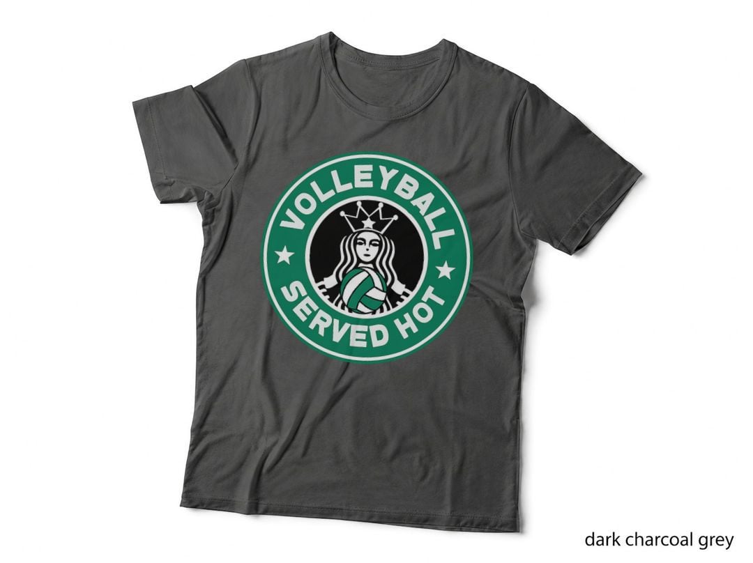 Funny Volleyball Served Hot Perfect Teen Players T-Shirt