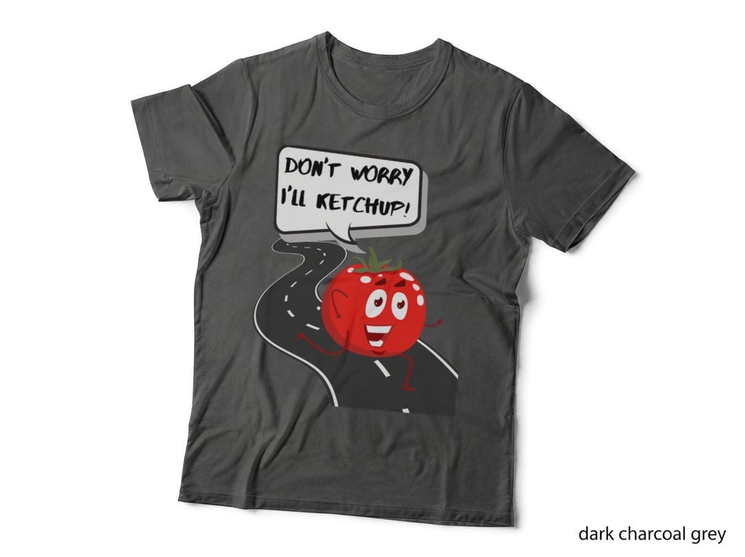 Funny for Men, Women, Kids. Joke, Fun, Tomato, Running T-Shirt
