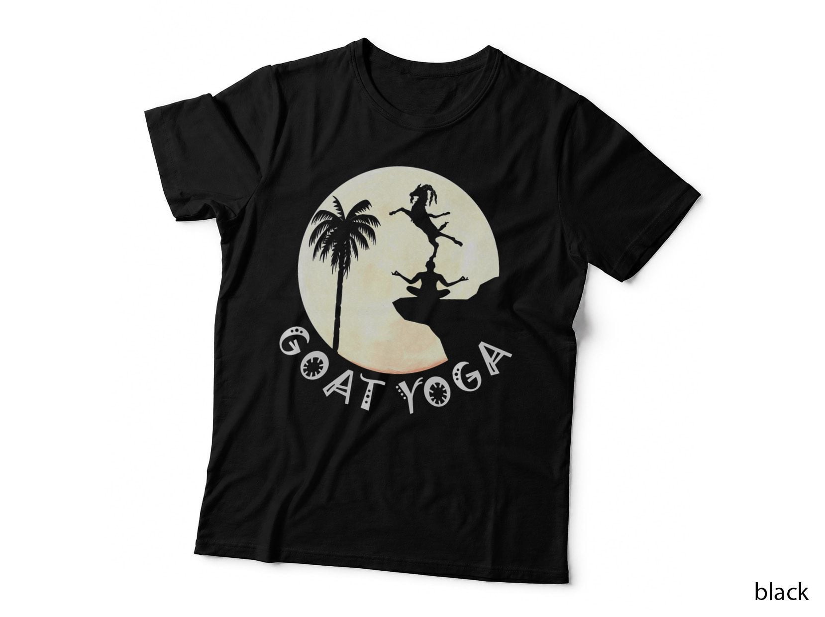 Goat Yoga Funny Bardyard Pet for Adults and Children T-Shirt