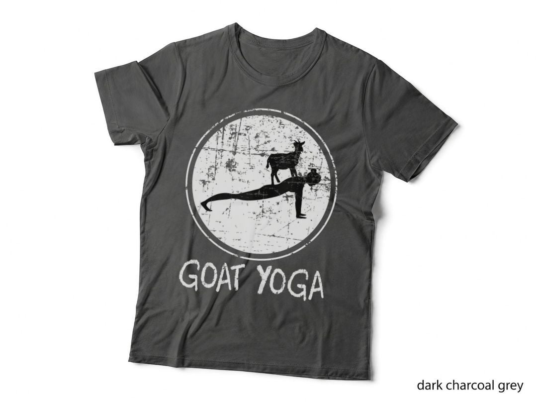 Goat Yoga Gift for Women Funny Vintage Yoga Top T-Shirt