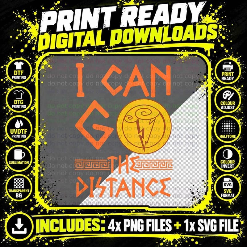 I Can Go the Distance Than This - Unisex Funny Running Png SVG Digital Bundle