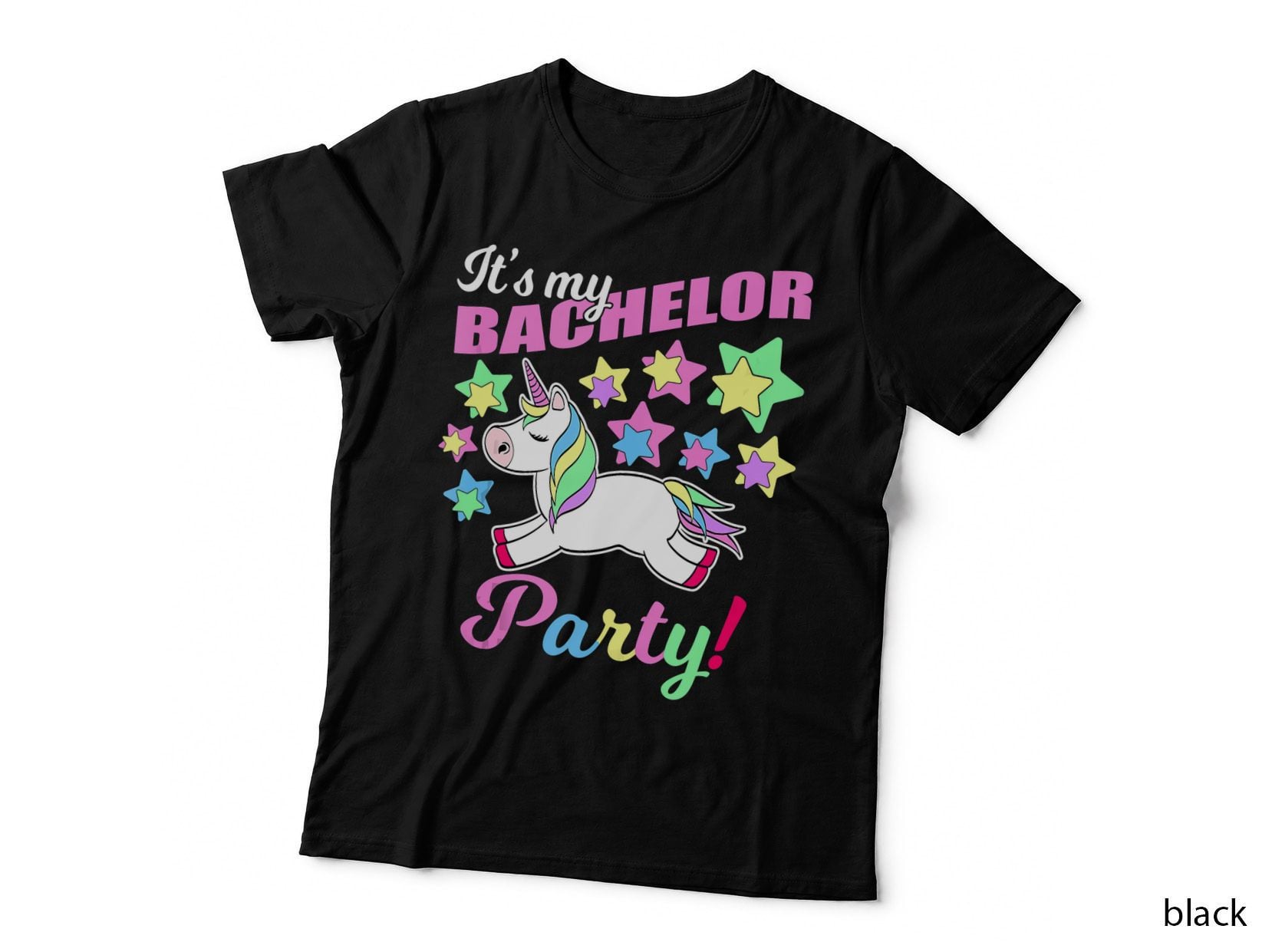 Its My Bachelor Party Unicorn Funny Marriage Party Shirt T-Shirt