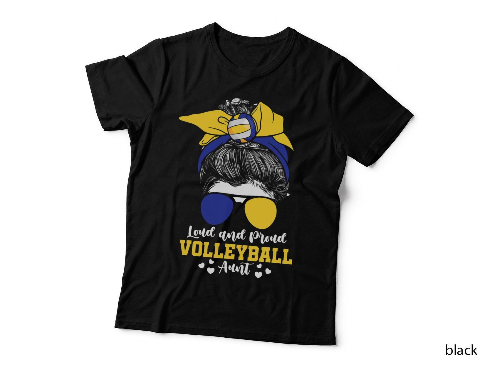 Loud and Proud Funny Aunt Game Volleyball Aunt T-Shirt