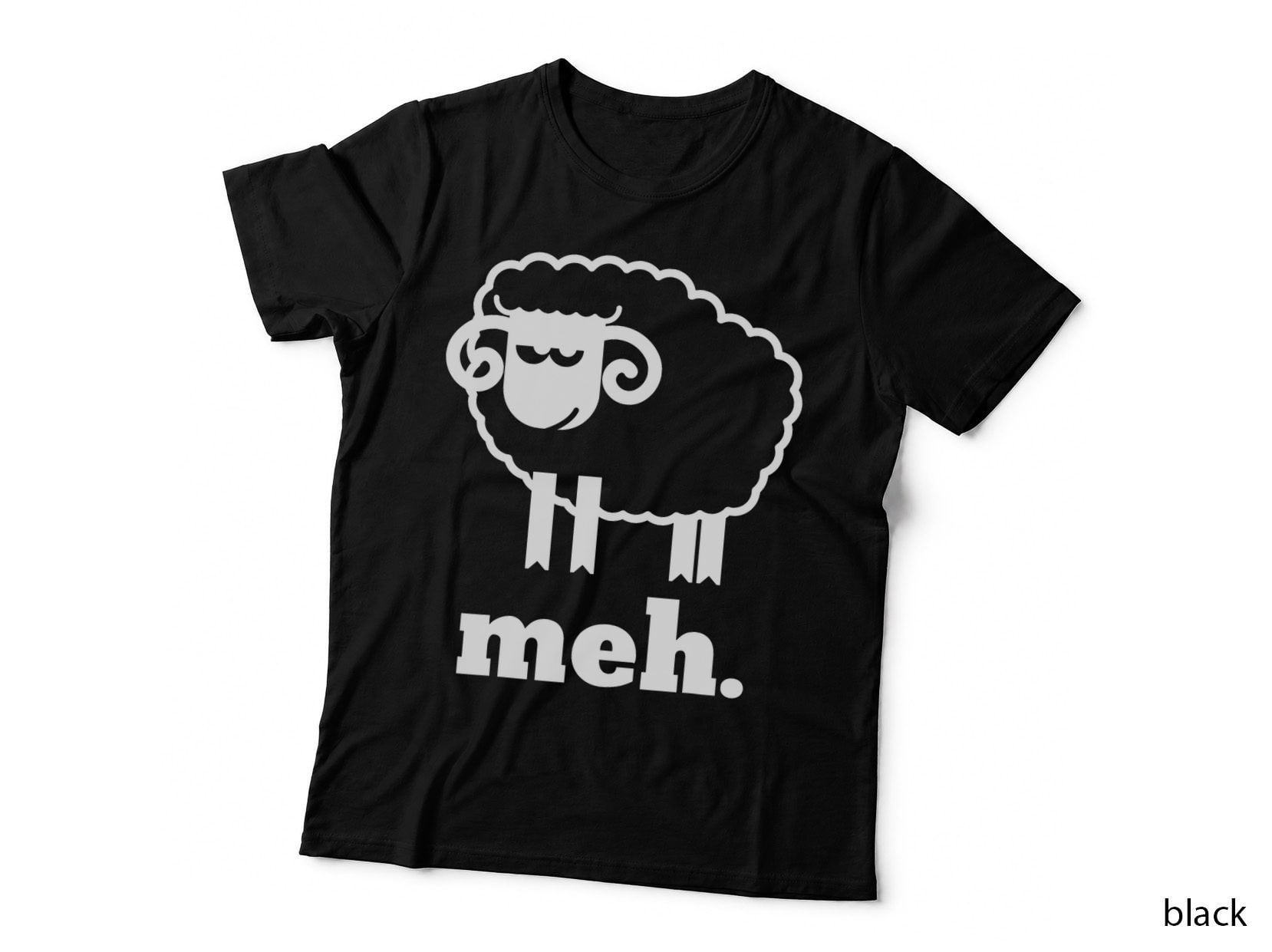 Meh! Shirt Sarcastic Sheep Lover Shirt Sheep T-Shirt