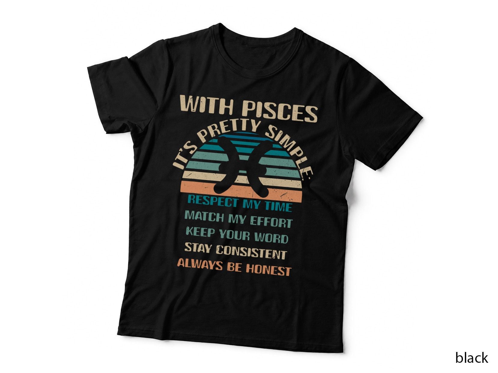 Pisces Zodiac Sign Facts Astrology Apparel Funny Horoscope T-Shirt