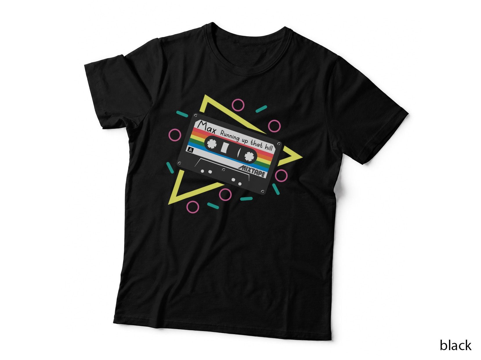 Running up That Hill Funny Cute 80s Max's Mix T-Shirt