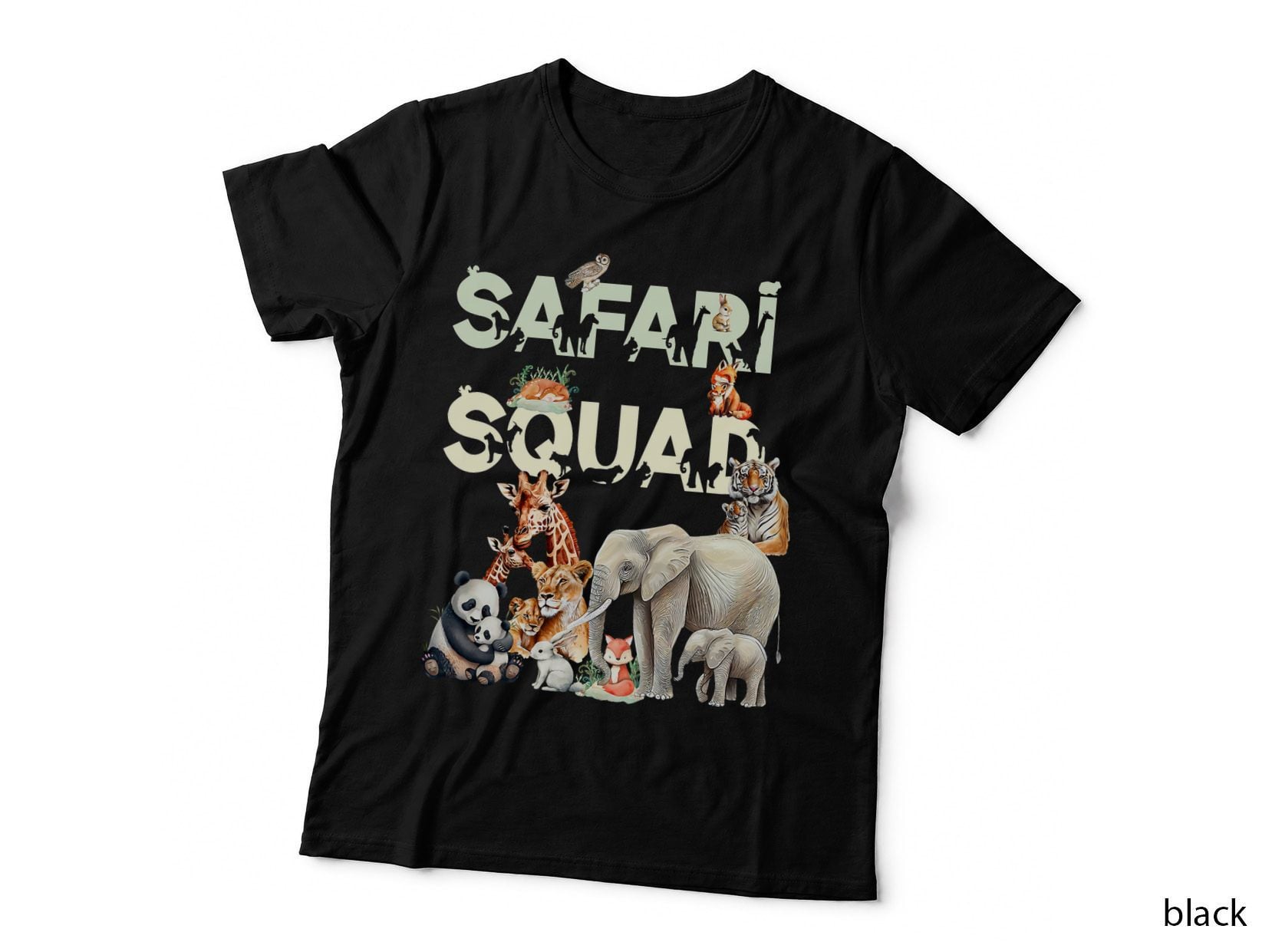 Safari Squad Animals Funny Zoo Animal Lovers Funny Safari T-Shirt