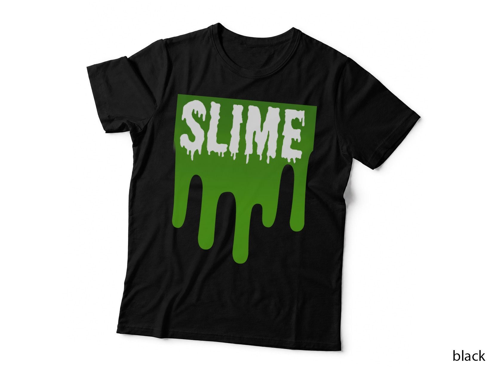 Slime T Funny Unisex Letter Print Graphic Top T-Shirt
