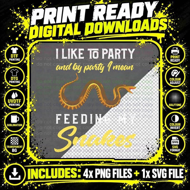 Snake Lover Shirt Funny Snake Feeding Snake Owner Gift Png SVG Digital Bundle