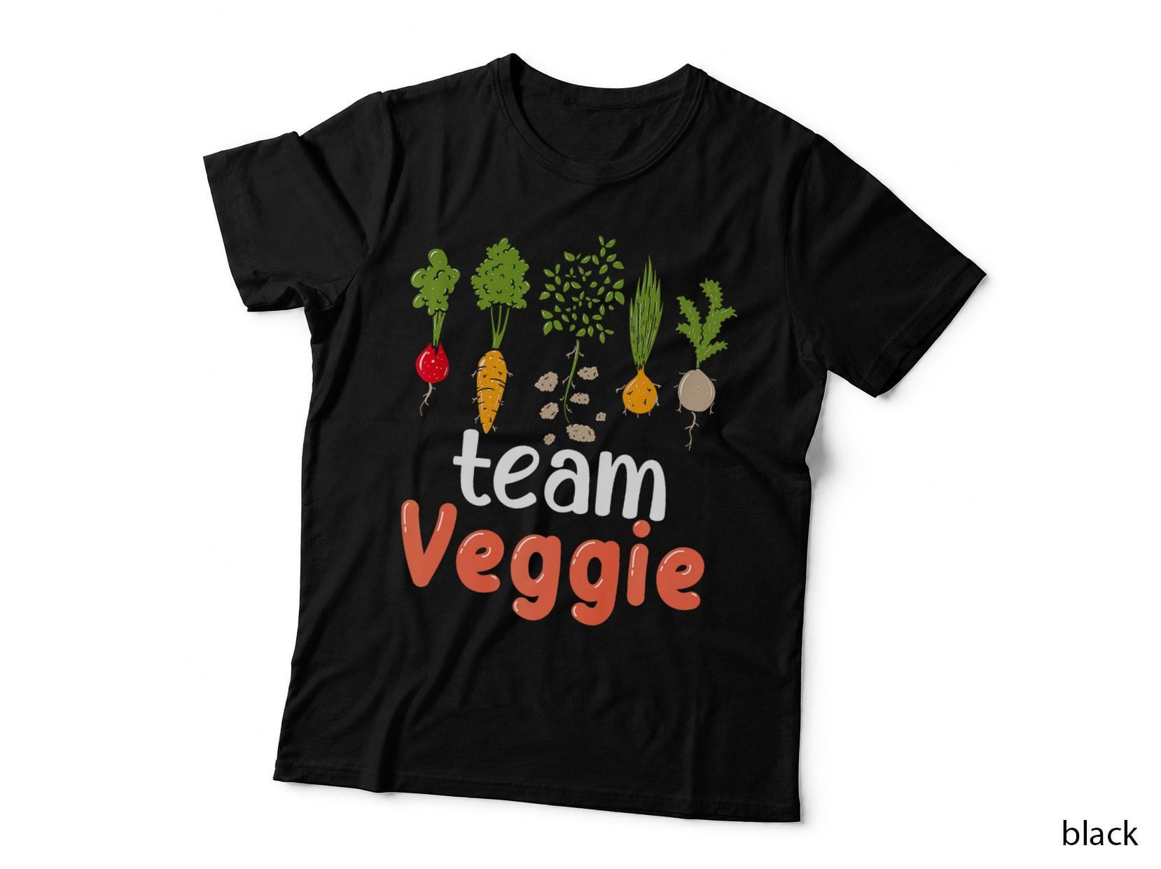 Team Veggie Funny Vegan Plant Vegetarian Protect Animal T-Shirt