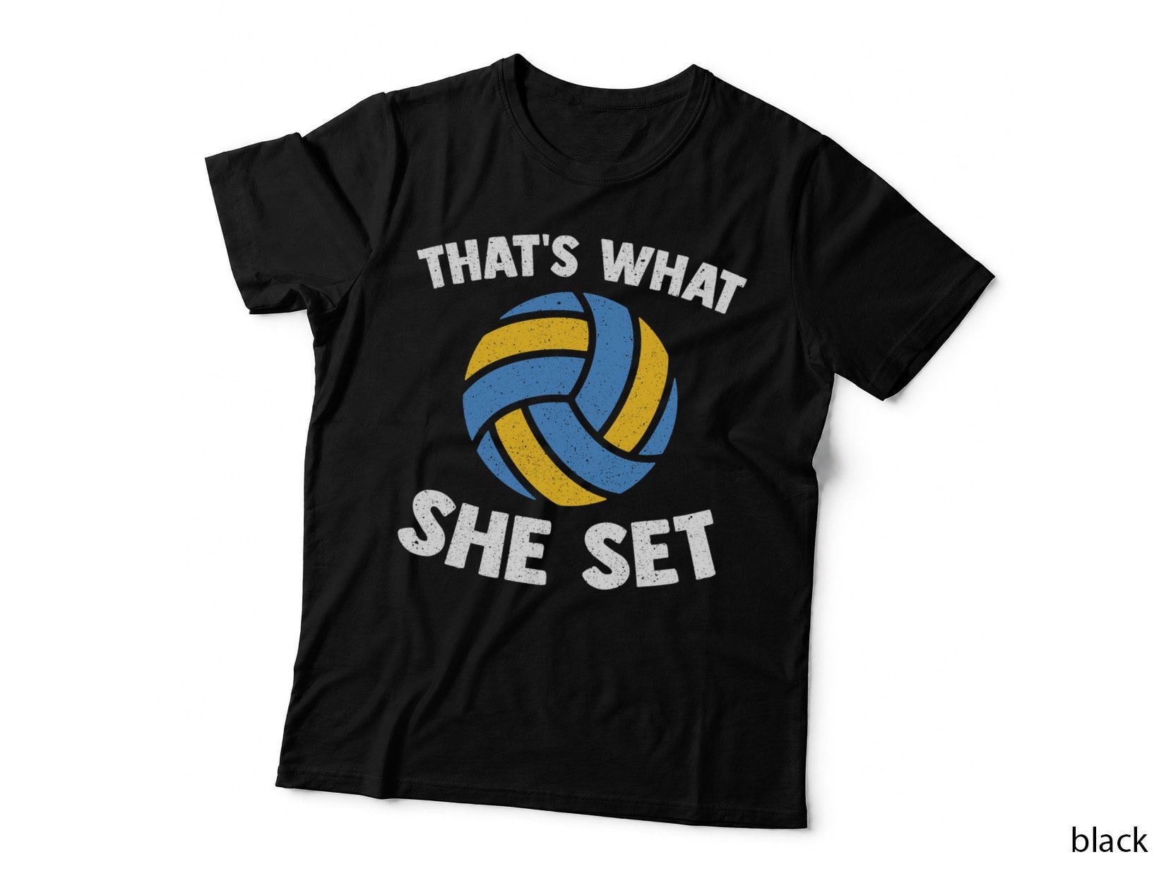 That's What She Set - Funny Beach Volleyball T-Shirt