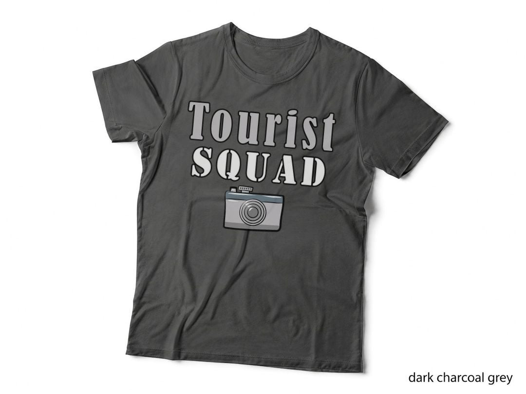 Tourist Squad Camera Souvenir Vacation Travel Retro Funny T-Shirt